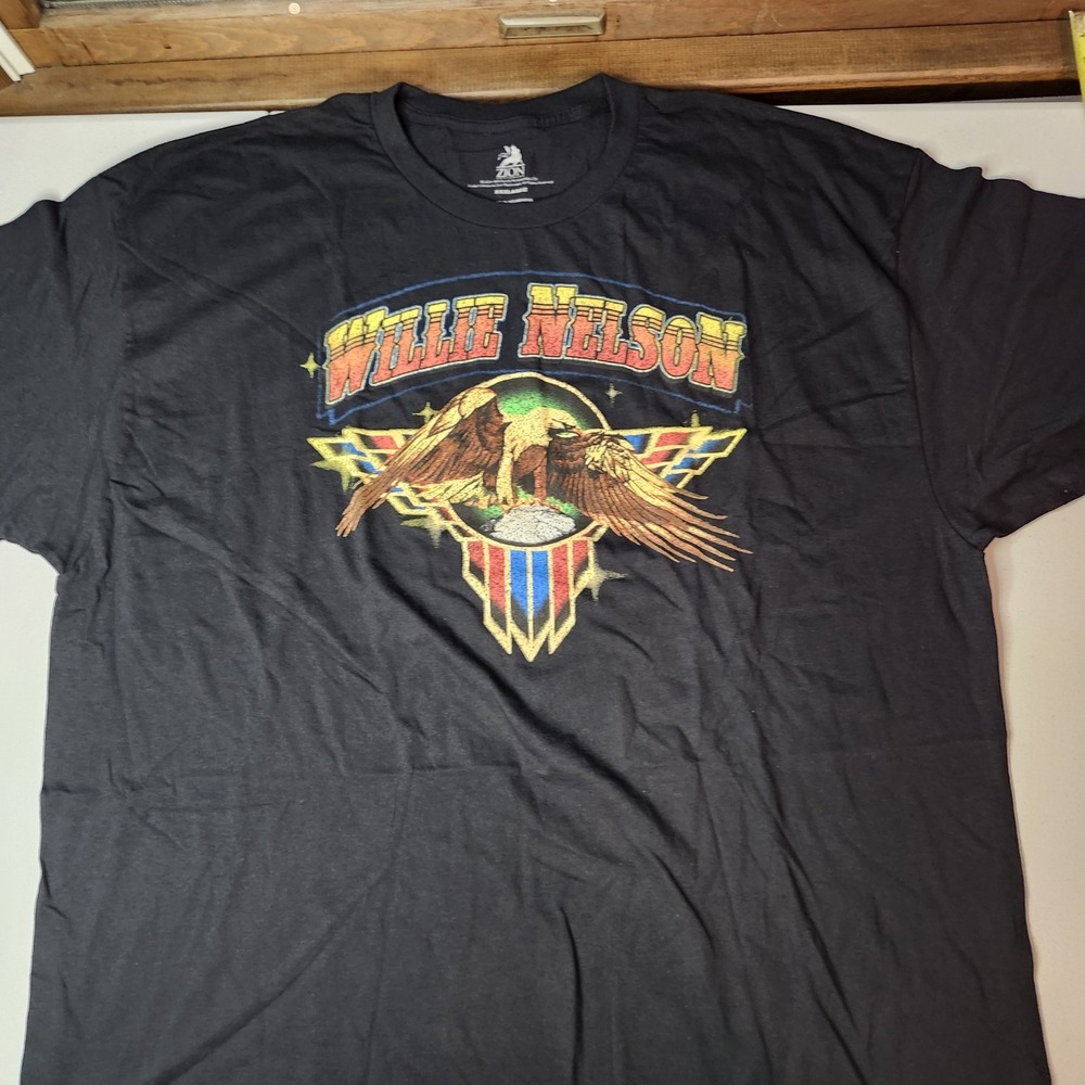 XXXL Willie Nelson Eagle Country Music Zion  Graphic T-Shirt Tee